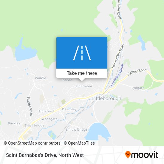 Saint Barnabas's Drive map