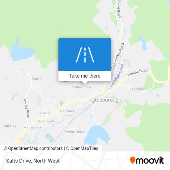 Salts Drive map