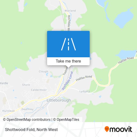 Shottwood Fold map