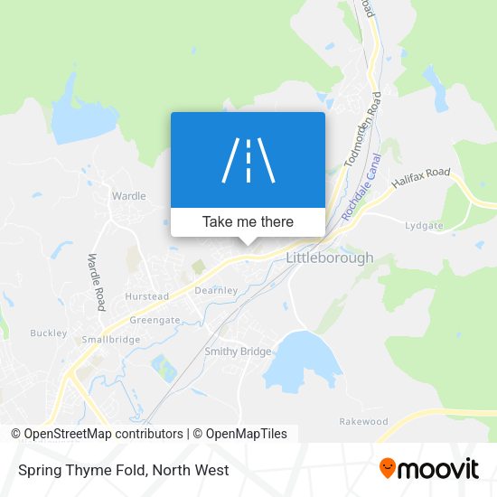 Spring Thyme Fold map