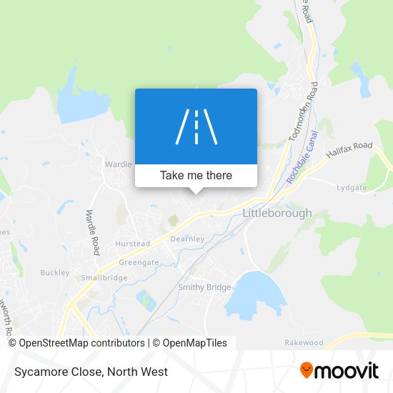 Sycamore Close map