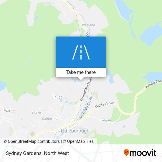 Sydney Gardens map
