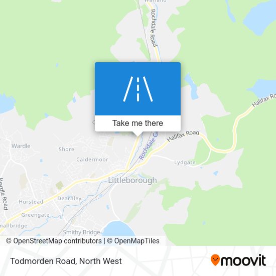 Todmorden Road map
