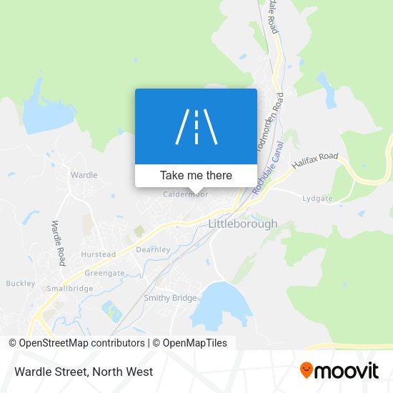 Wardle Street map