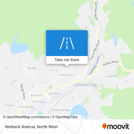 Welbeck Avenue map