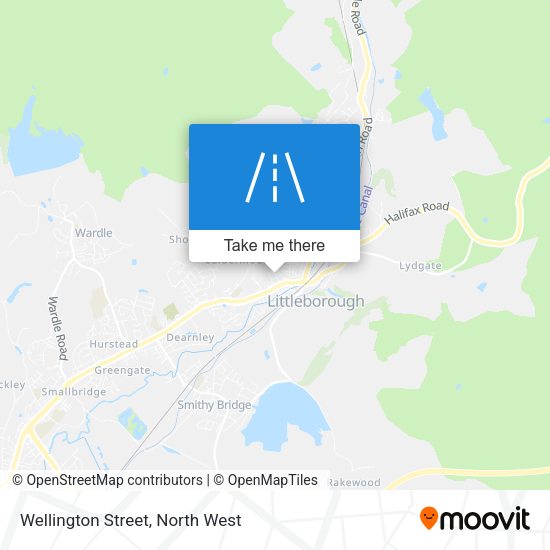 Wellington Street map