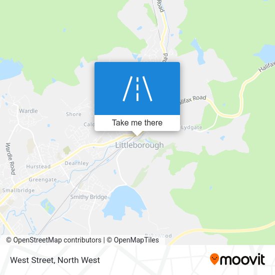 West Street map