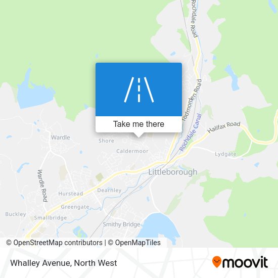 Whalley Avenue map