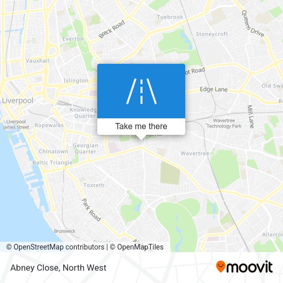 Abney Close map