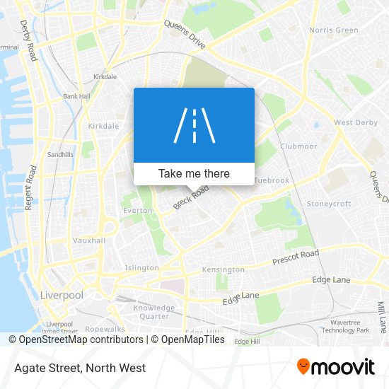 Agate Street map