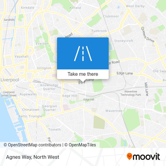 Agnes Way map