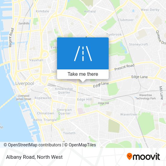 Albany Road map