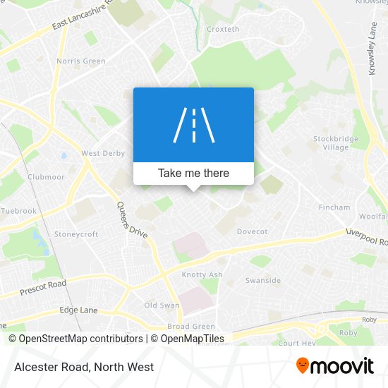 Alcester Road map