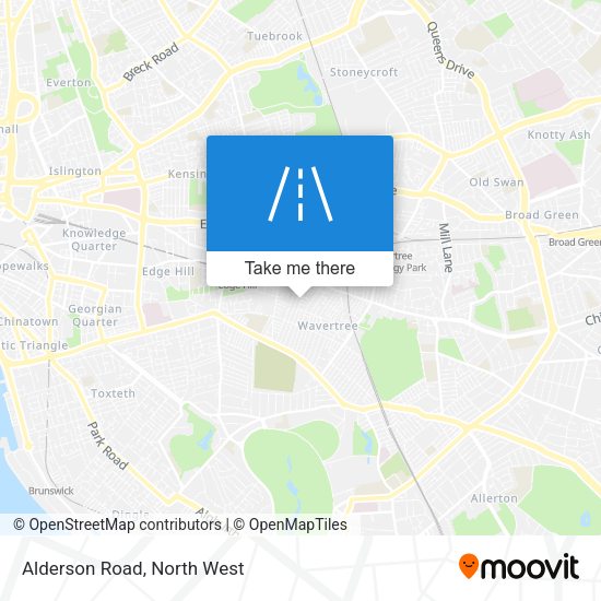 Alderson Road map