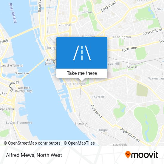 Alfred Mews map