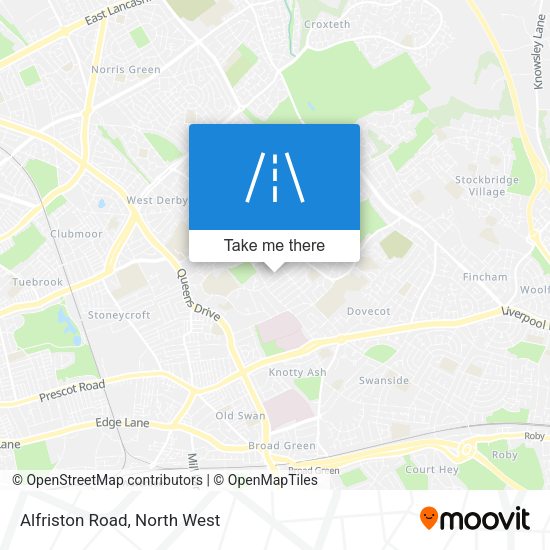 Alfriston Road map