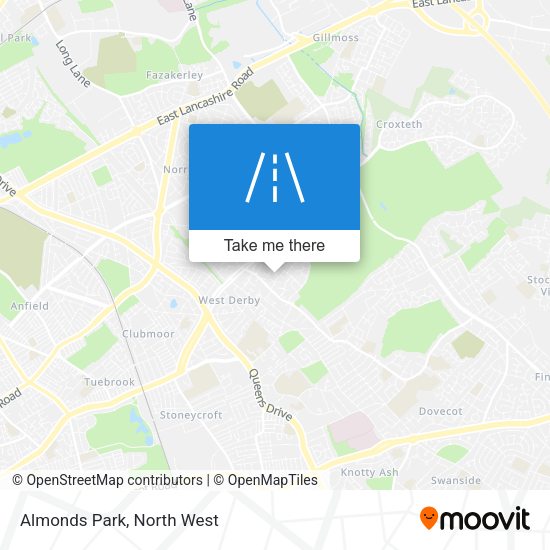 Almonds Park map