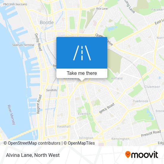 Alvina Lane map