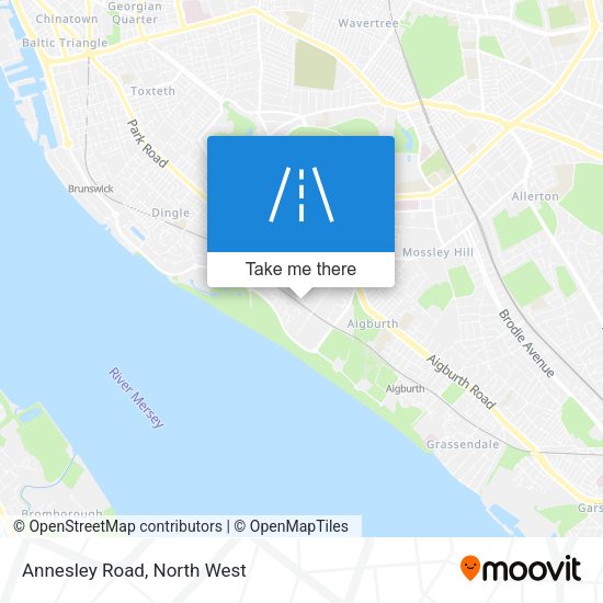 Annesley Road map