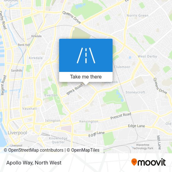 Apollo Way map