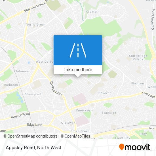 Appsley Road map
