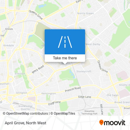 April Grove map