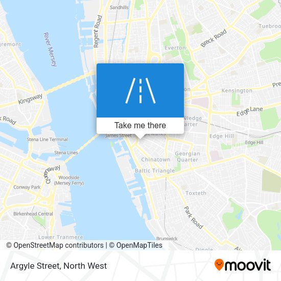 Argyle Street map