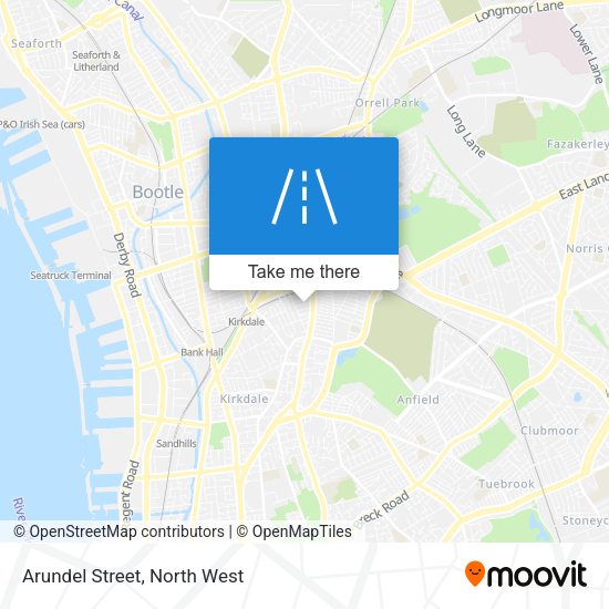 Arundel Street map