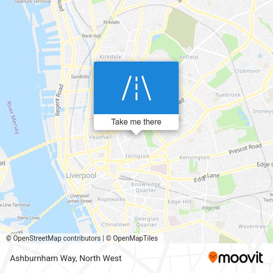 Ashburnham Way map