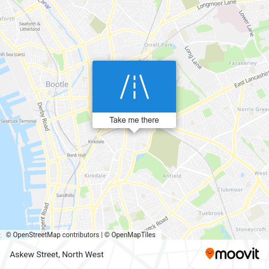 Askew Street map