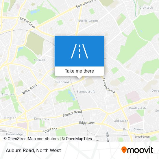 Auburn Road map