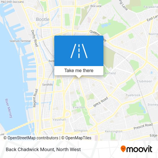 Back Chadwick Mount map