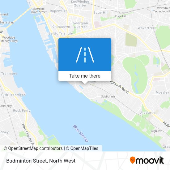 Badminton Street map
