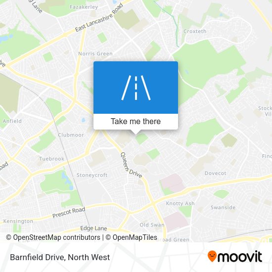 Barnfield Drive map