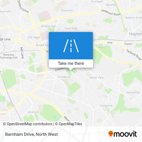 Barnham Drive map