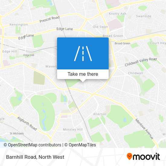 Barnhill Road map