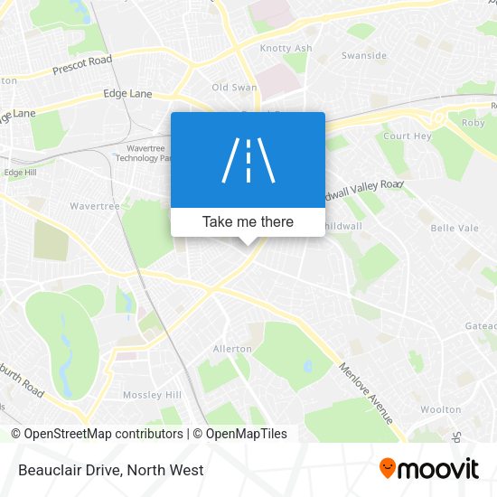 Beauclair Drive map