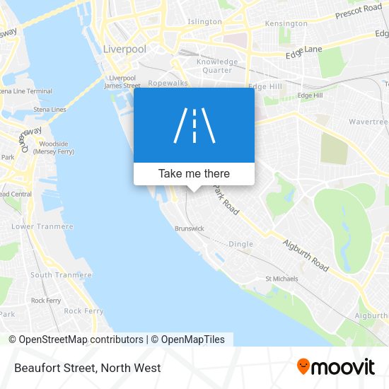 Beaufort Street map