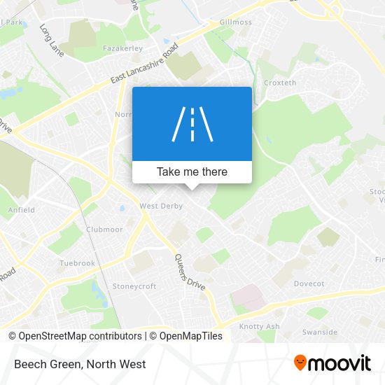 Beech Green map