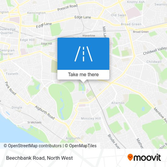 Beechbank Road map