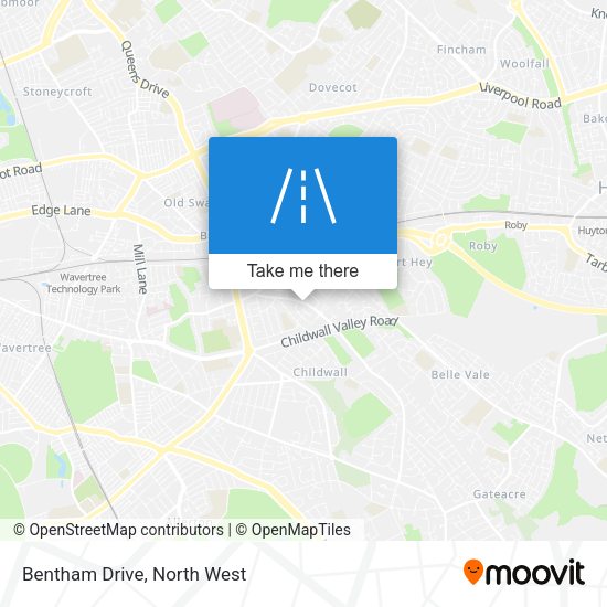 Bentham Drive map