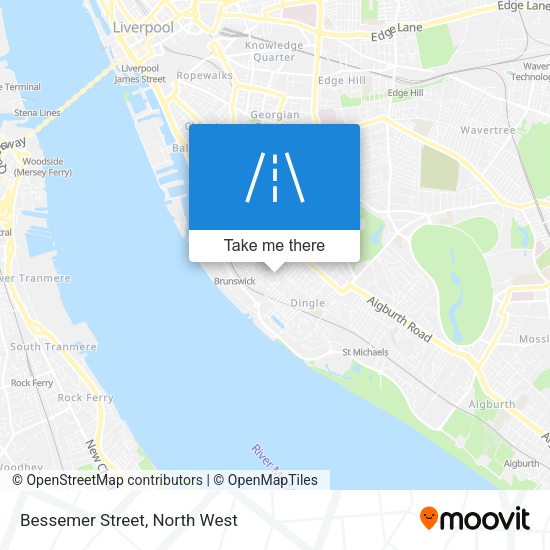 Bessemer Street map