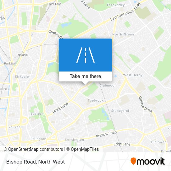 Bishop Road map