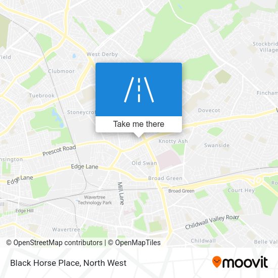 Black Horse Place map