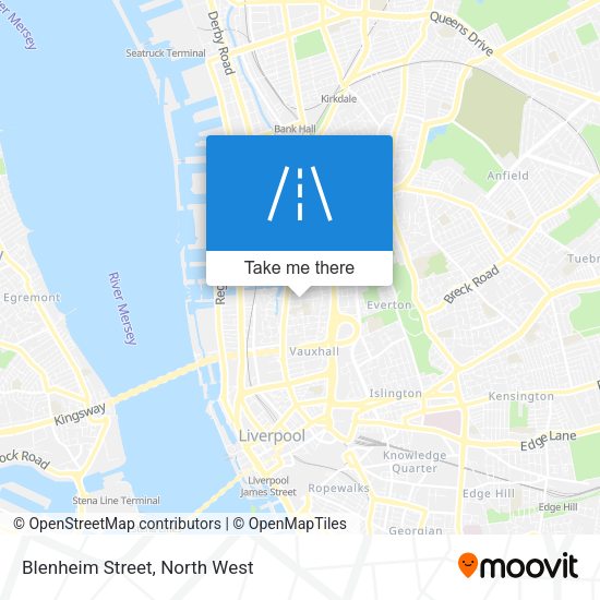 Blenheim Street map