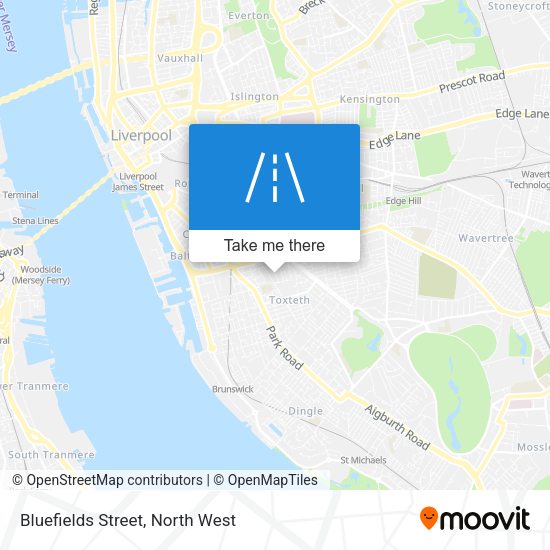 Bluefields Street map