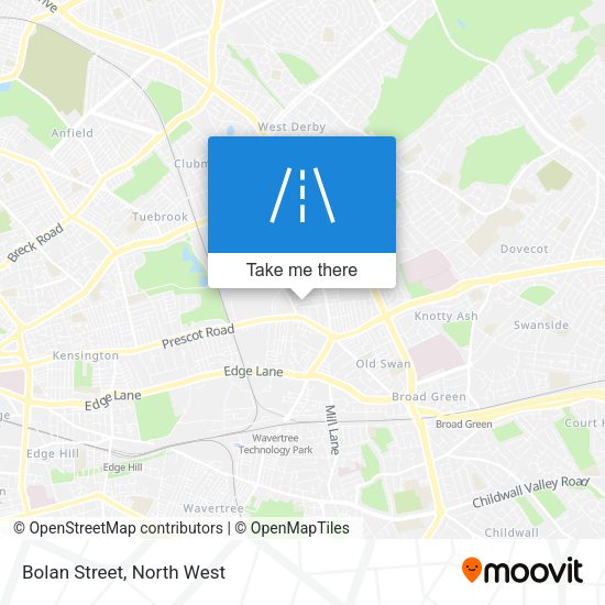 Bolan Street map