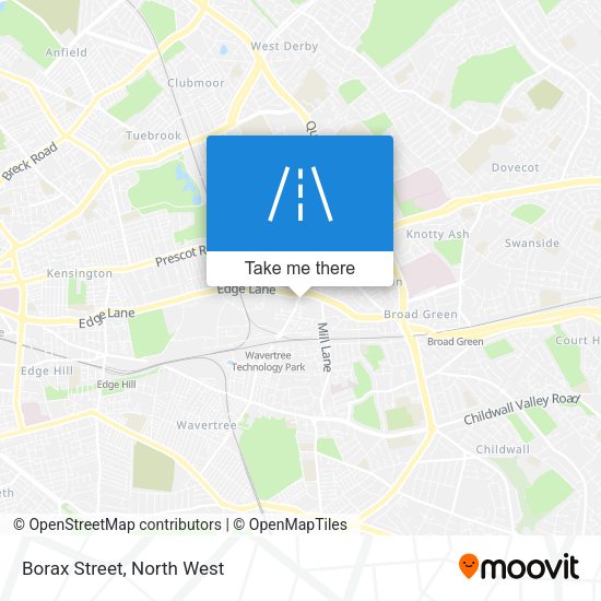 Borax Street map