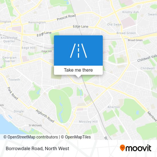 Borrowdale Road map