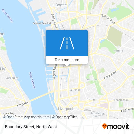 Boundary Street map
